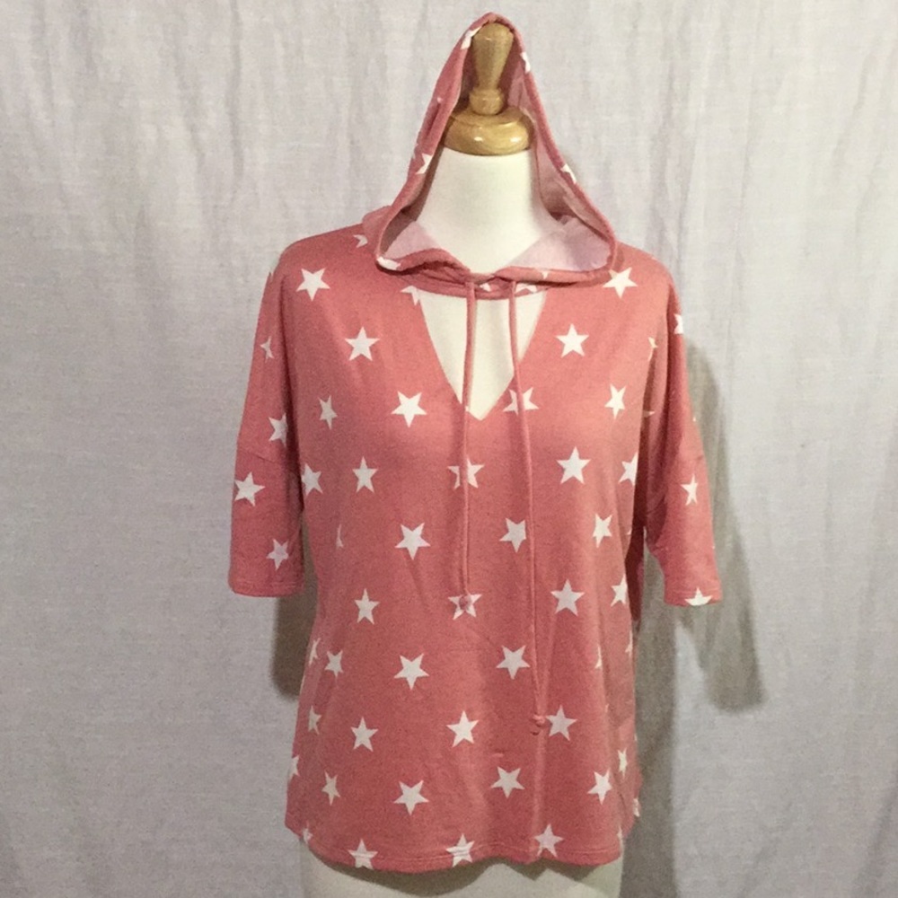 H.I.P. Hoodie w/Open V-Neck NWOT